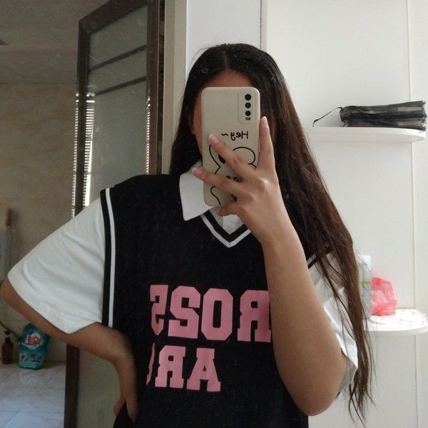 Summer college style polo shirt design feeling niche female loose fake two-piece basketball uniform top short-sleeved thin T-shirt
