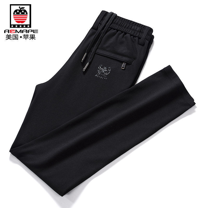 165681-AEMAPE春夏季薄款休闲裤弹力运动裤男松紧腰男裤薄款卫裤裤子男潮-详情图