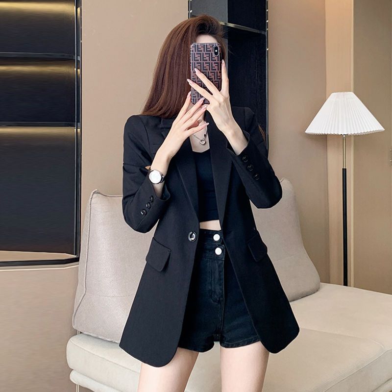 High-end suit jacket women's design sense niche top  new spring and autumn Korean style casual professional suit