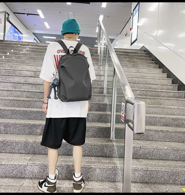 Simple Backpack Fashion Large-Capacity Travel Backpack Female Casual College Student Junior High School School Bag