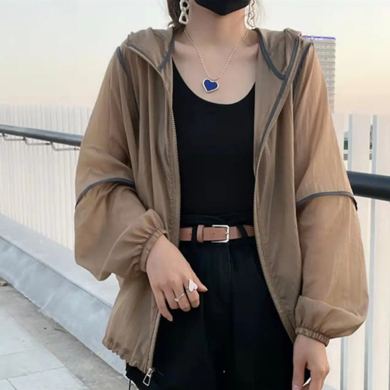  new style sun protection clothing for women, summer fashion, can be worn outside, Korean style, versatile, short, thin, breathable, fashionable, large size