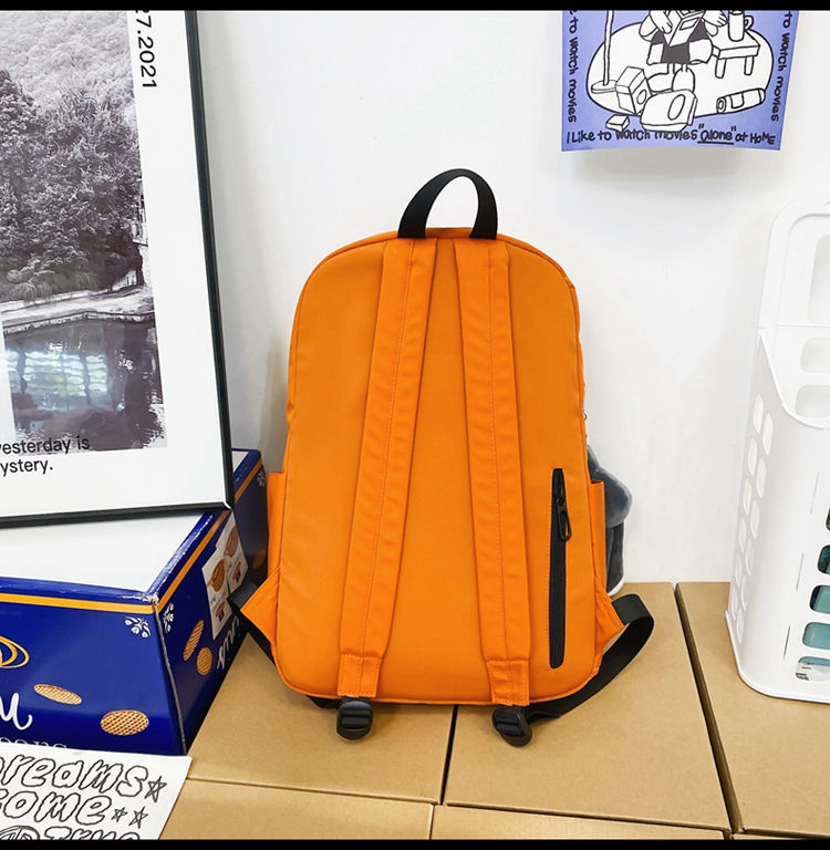 Simple Backpack Fashion Large-Capacity Travel Backpack Female Casual College Student Junior High School School Bag