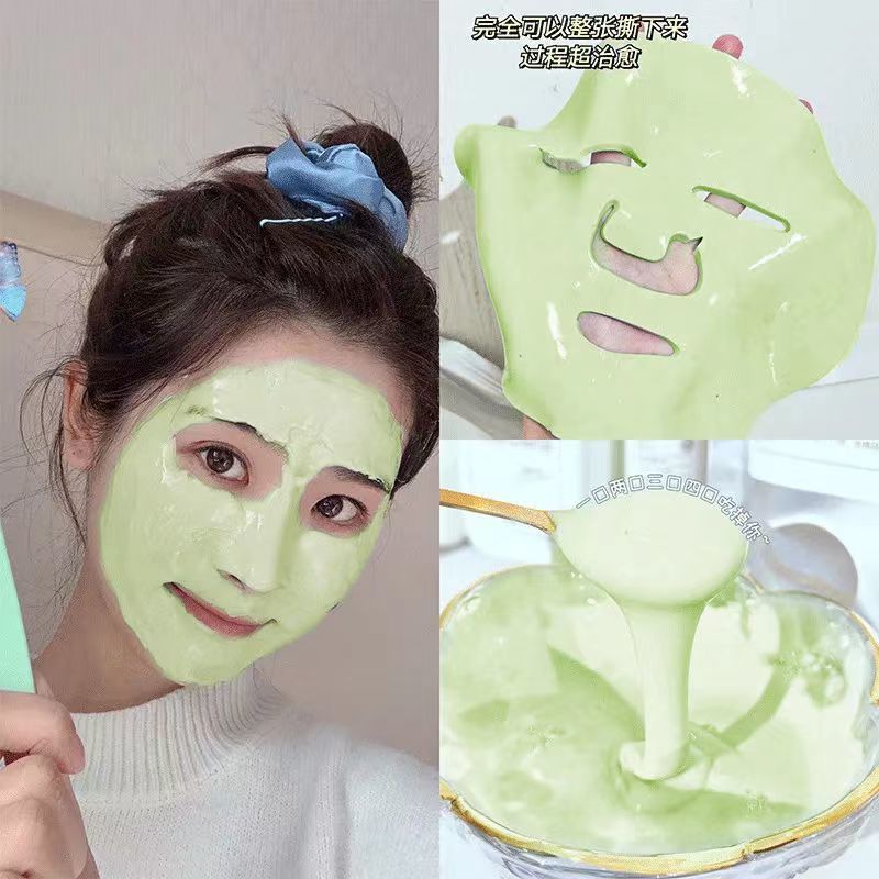 積雪草軟膜粉提亮去黃補水收縮毛孔去黑頭粉刺水潤深層清潔美白