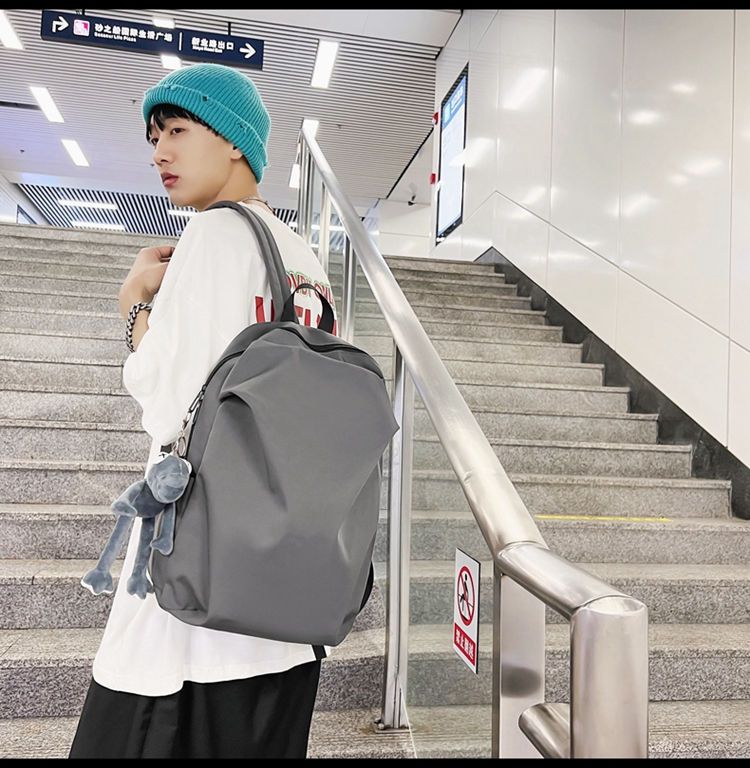Simple Backpack Fashion Large-Capacity Travel Backpack Female Casual College Student Junior High School School Bag