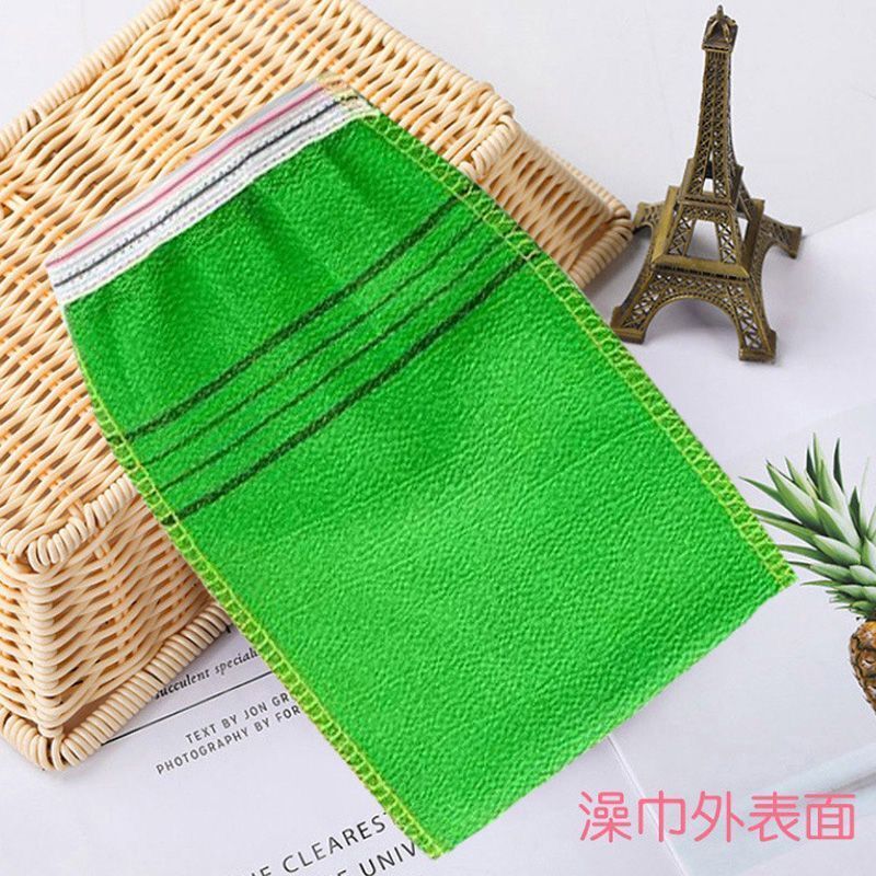 搓澡巾单层粗砂双面洗澡巾薄款搓泥手套男女成人强力去污搓澡神器