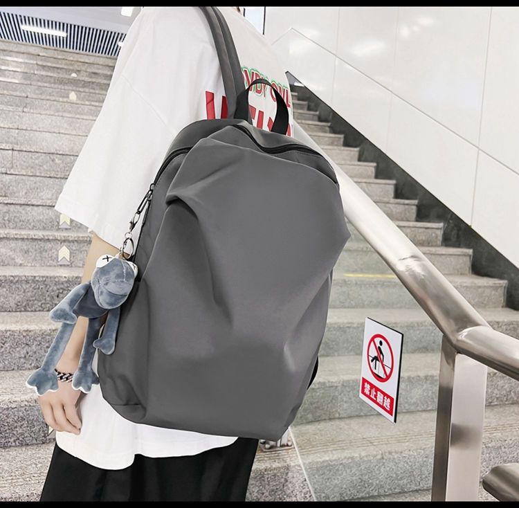 Simple Backpack Fashion Large-Capacity Travel Backpack Female Casual College Student Junior High School School Bag