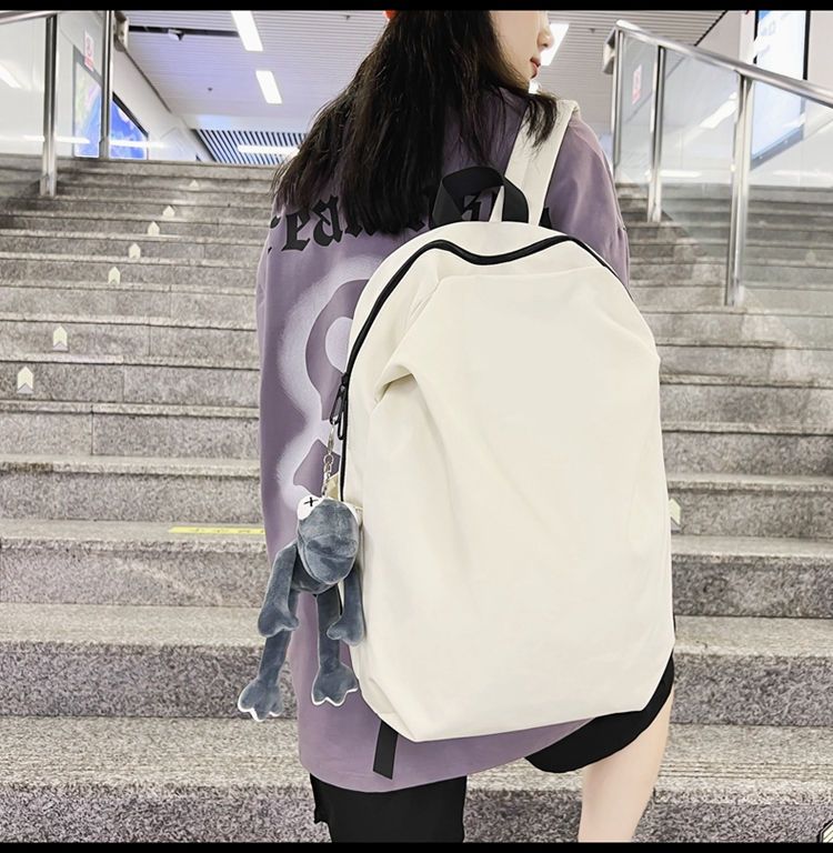 Simple Backpack Fashion Large-Capacity Travel Backpack Female Casual College Student Junior High School School Bag