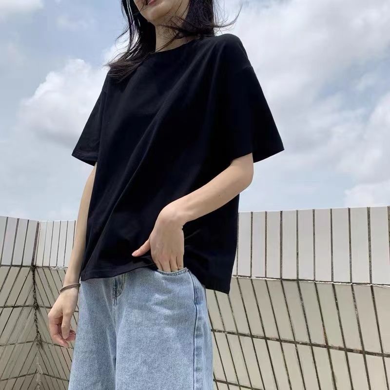 Summer Korean version of ins retro high waist loose denim suspender skirt women's all-match small slim one-piece skirt trendy