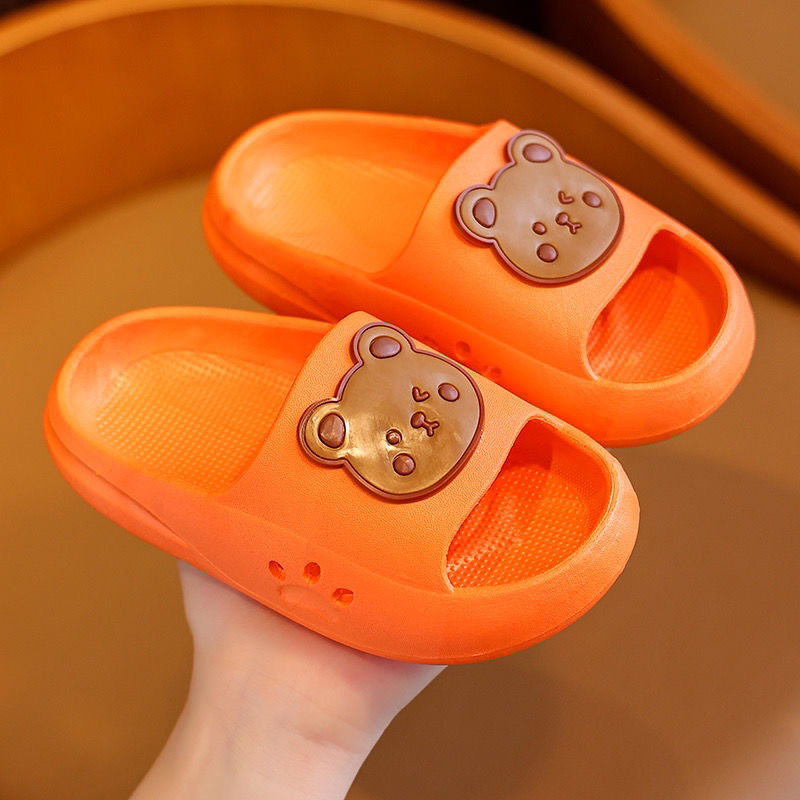 [Buy one get one free] Children's slippers women's indoor waterproof non-slip girls' slippers soft stepping on shit feeling summer new