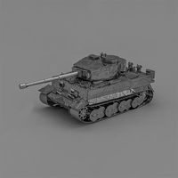 虎式坦克3D金属拼图DIY手工立体拼图拼装玩具益智玩具创意生日【2月2日发完】
