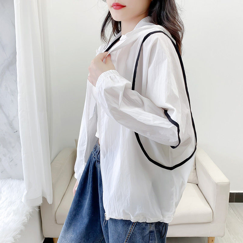  new style sun protection clothing for women, summer fashion, can be worn outside, Korean style, versatile, short, thin, breathable, fashionable, large size