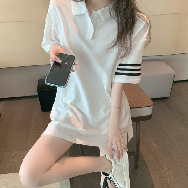 大碼女裝2023年夏季新款胖mm寬鬆短袖t恤設計感小眾上衣200斤300