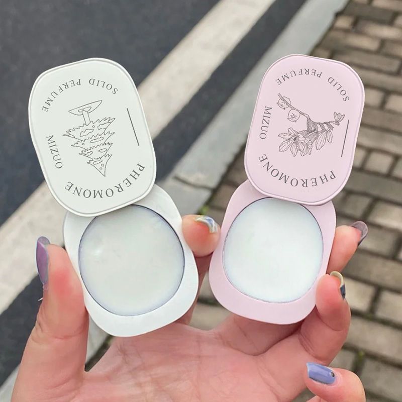 米作信息素小蒼蘭同款固體香膏香水學生女口袋香體膏乳男女士淡香
