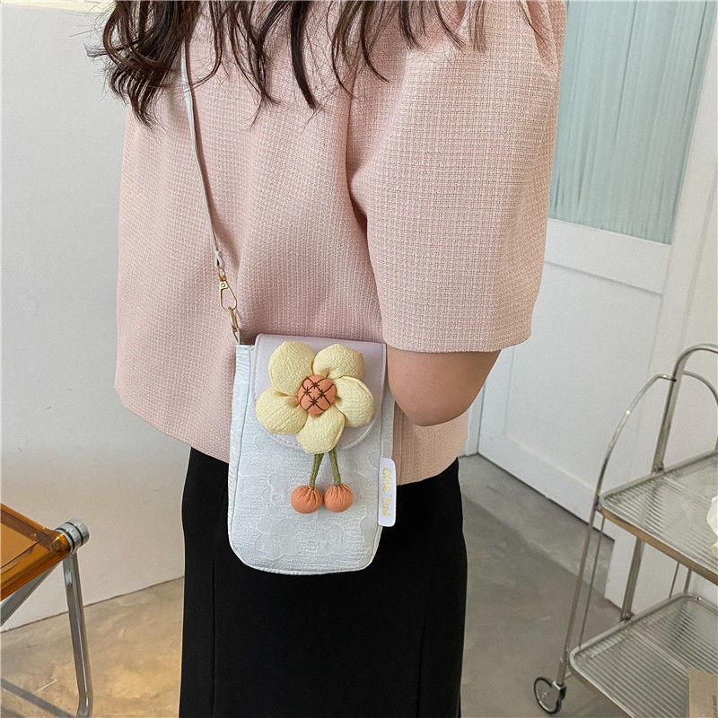 Summer Explosion Mini Messenger Mobile Phone Bag Women's New High-end Sense Girl Niche Versatile Fashion Small Bag