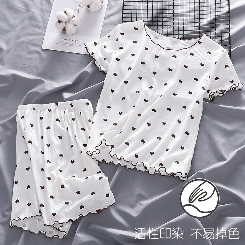 Children's non-trace pajamas home clothes set female treasure sling two-piece set little girl sling pajamas skirt baby pajamas