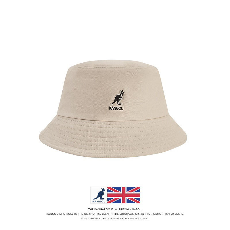 袋鼠帽子kangol漁夫帽夏季男女通用遮陽防曬明星同款潮牌寬檐盆帽