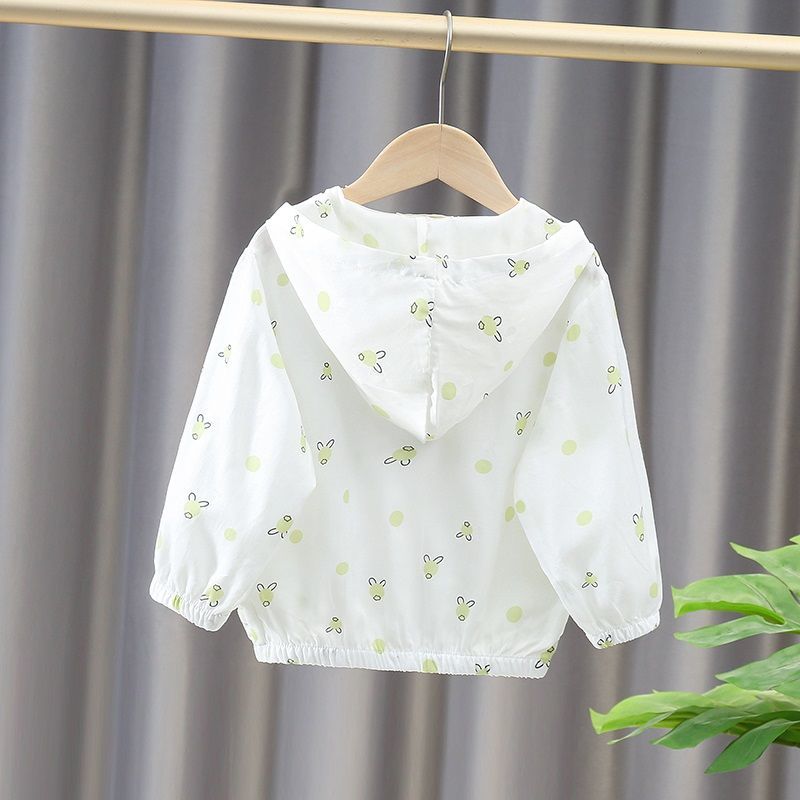 Children's wear children's sunscreen clothing 2022 new boys and girls thin air-conditioned shirt children's anti-ultraviolet baby summer clothes tide