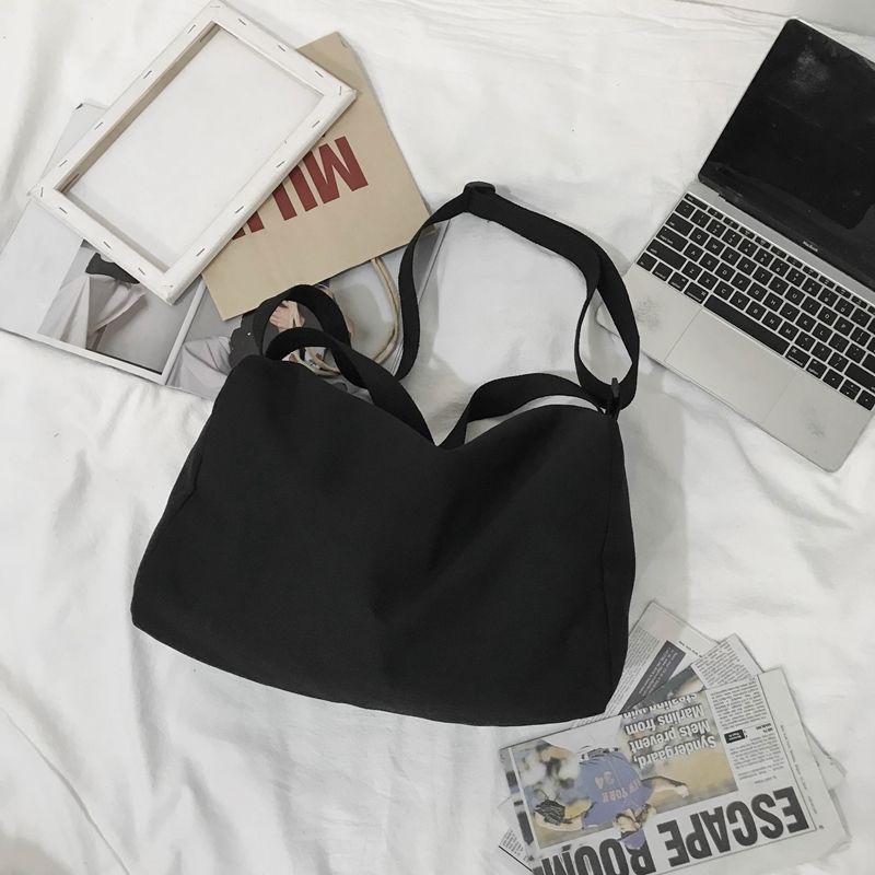 Torba na ramię Messenger Canvas z japońskiej, modnej japońskiej marki, męska, duża pojemność, prosta, studencka, koreańska wersja, damska_voghion.com