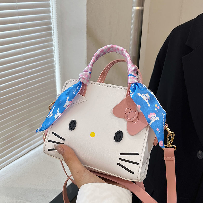 HelloKitty材料包手工編織包diy自製kitty貓斜挎包送女友閨蜜禮物