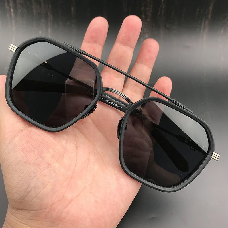 Sunglasses men, Croix, new sunglasses for women, trendy double beam, stylish face, large frame, sunglasses, UV resistant_voghion.com