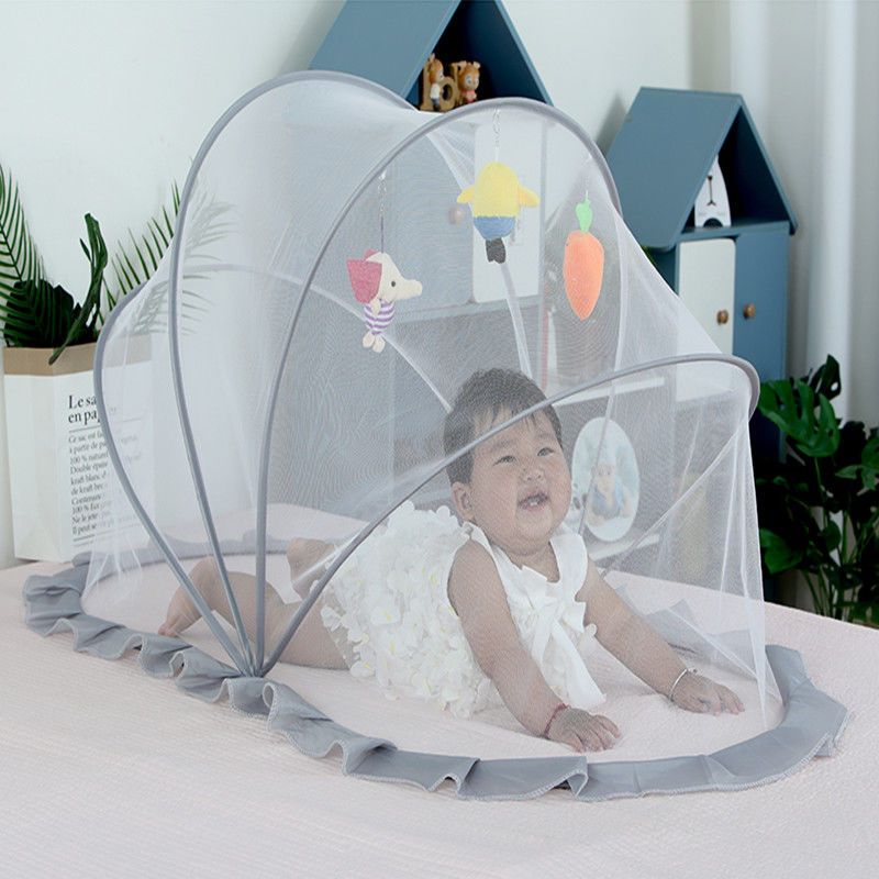Baby mosquito net foldable child baby newborn bed anti-mosquito mosquito net cover baby summer supplies free installation