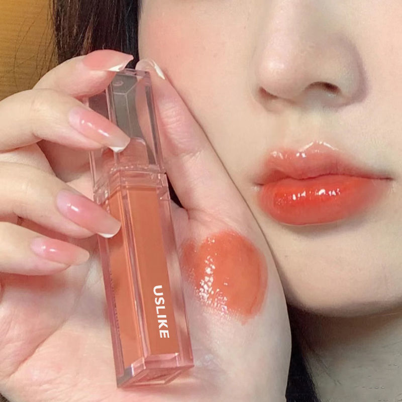 水光純欲口紅小眾唇彩學生平價鏡面唇釉唇蜜玻璃夏天果凍玻璃唇