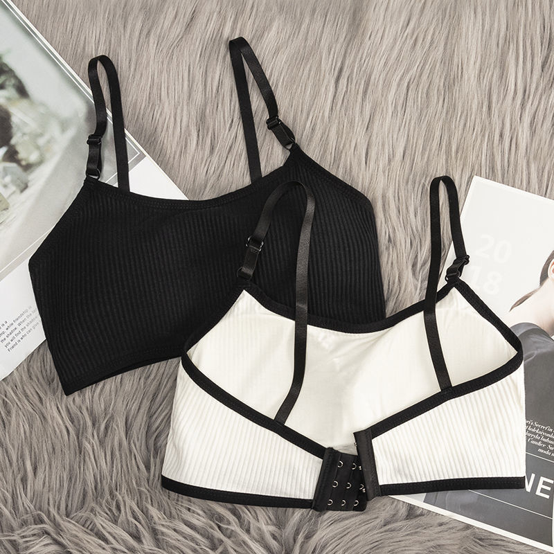 Student underwear female junior high school students wrapped chest development girl small vest high school girl no steel ring bra thin section summer