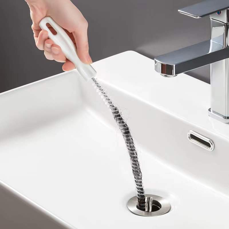 日本下水道疏通器卫生间洗手盆毛发头发疏通刷厨房水槽管道清理器