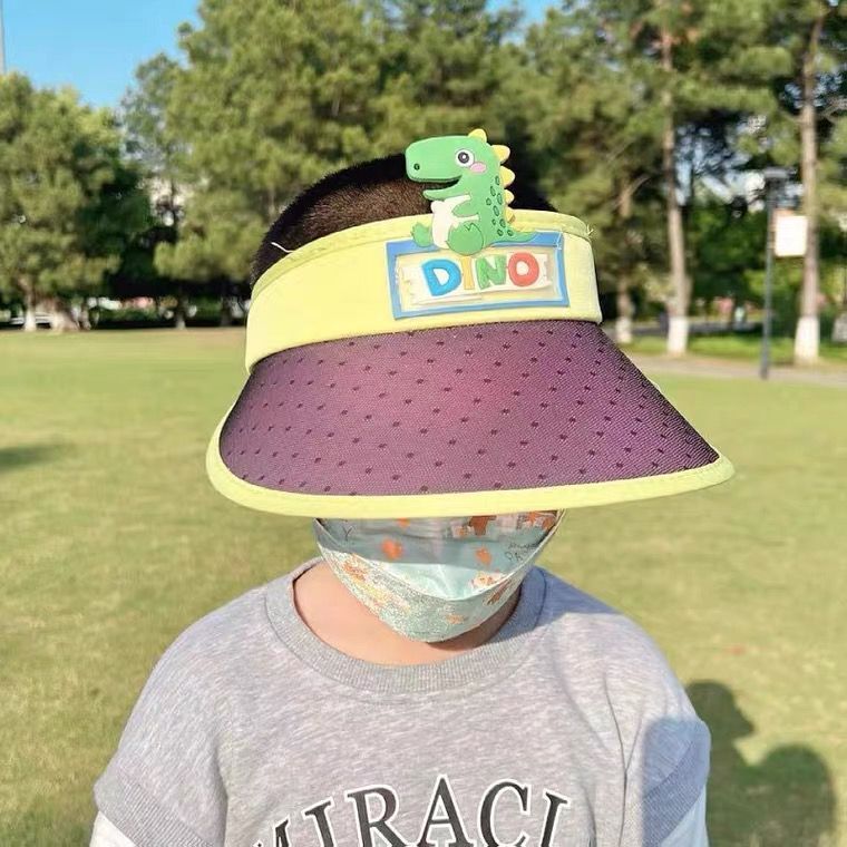 UV protection children's sun hat summer girls empty top sun hat mesh breathable boy sun hat baby hat