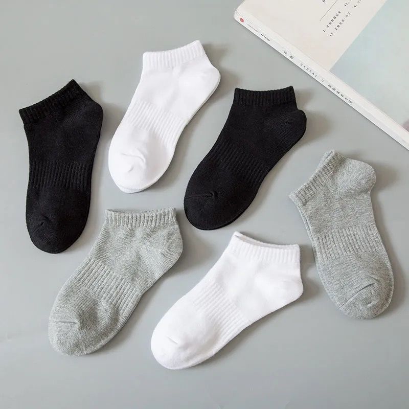 Socks men's ins tide all-match summer boat socks low top shallow mouth invisible sweat-absorbing breathable men's socks summer cotton socks