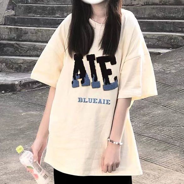 单/套装夏季爆款短袖女学生韩版宽松T恤显瘦休闲裤穿搭两件套
