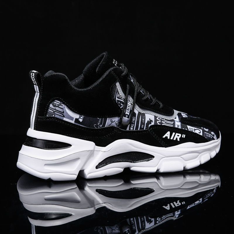 Men's shoes summer new men's casual all-match shoes teenagers inner heightening sports breathable old ins tide shoes
