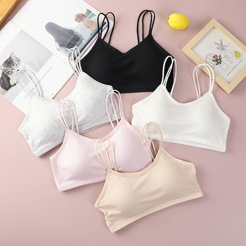 Ou Shibo chest-wrapped underwear women's tube top anti-light sports vest summer beautiful back bra students gather to prevent sagging