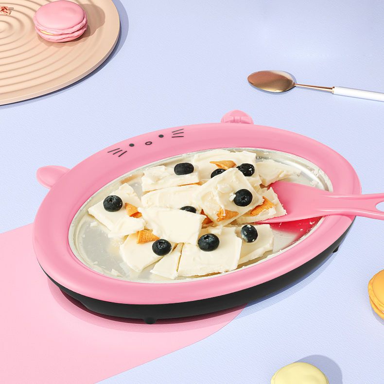 食品机炒酸奶机家用迷你炒冰机儿童自制水果炒冰淇淋冰粥炒冰盘