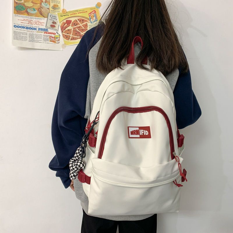 College student schoolbag female ins sen series all-match high-value high-value large-capacity dirt-resistant middle school students niche unpopular backpack