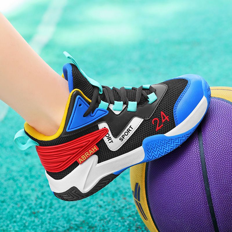 男童篮球鞋春秋新款透气儿童运动鞋男孩子小学生中大童休闲跑步鞋
