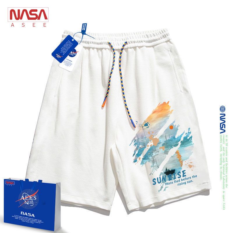 NASAAESS new cartoon hook Naruto casual parent-child outfit handsome medium and big children's shorts loose five-point pants