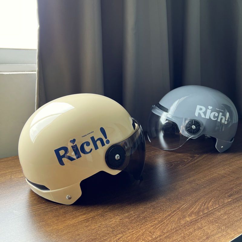 YOHA永航3C认证电动车头盔Rich男女四季通用夏季防晒摩托车安全帽