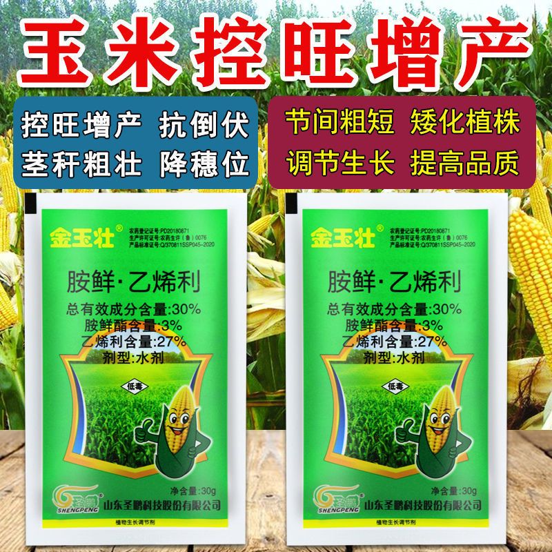 玉米专用肥增产剂控旺叶面肥抗倒伏高产膨大药玉米增收矮壮套餐主图4