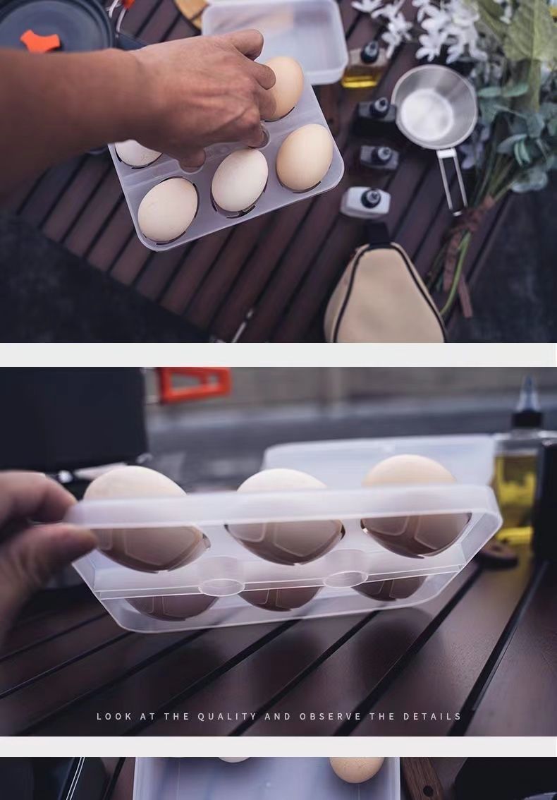 Contenitore per uova in plastica portatile antiurto e infrangibile per campeggio all'aperto_voghion.com