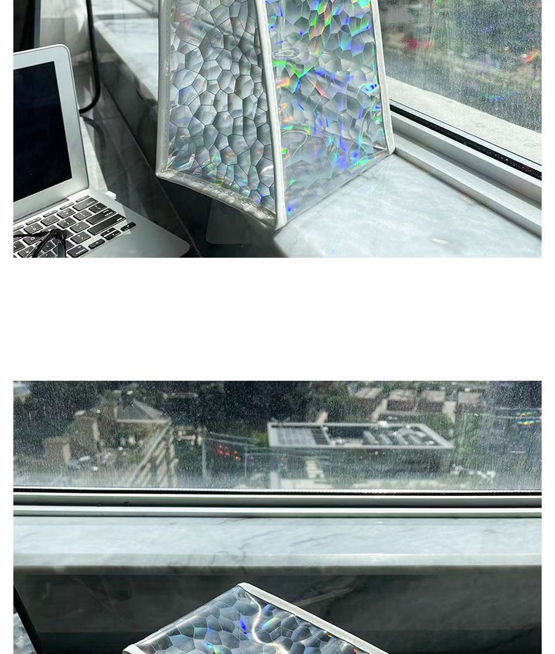 Tote Bag Transparent Pvc Colorful Laser Magic Color Anti-Fruit Jelly Bag Diagonal Gift Gift Bag Large Capacity Storage
