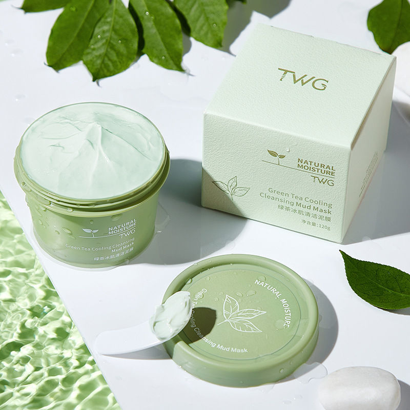 TWG绿茶清洁泥膜女深层清洁毛孔黑头涂抹式面膜保抹式面膜