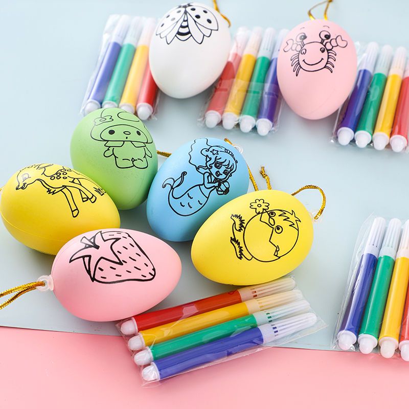 儿童绘画彩蛋套装微商地摊益智玩具小礼品幼儿园奖励学生奖品批发