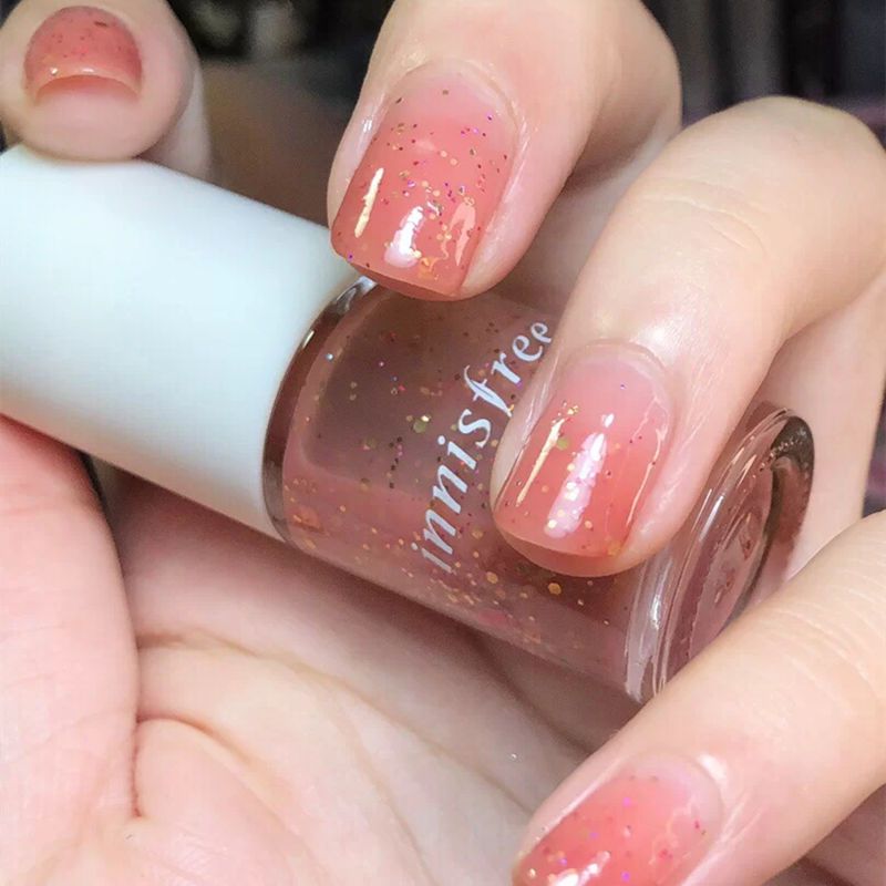 Innisfree nail polish 2023 new color No. 64 no-baking long-lasting fast-drying nude color whitening transparent non-fading students