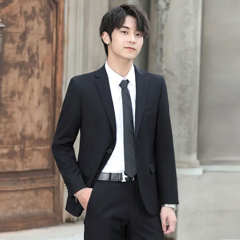 Suit suit men's jacket Korean version trendy brand best man groom wedding business casual professional dress student suit
