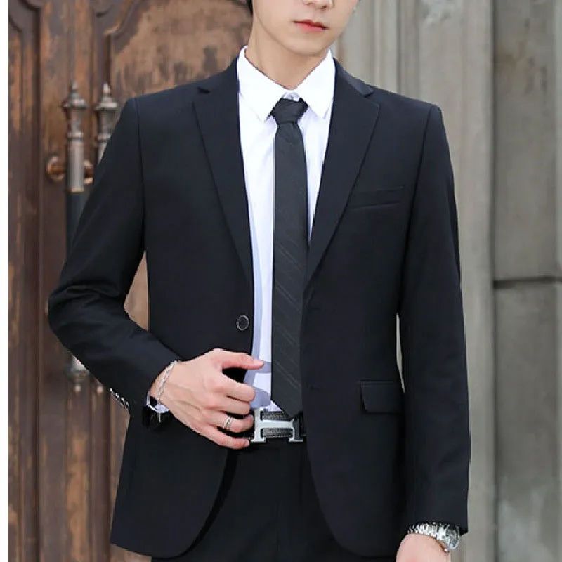 Suit suit men's jacket Korean version trendy brand best man groom wedding business casual professional dress student suit