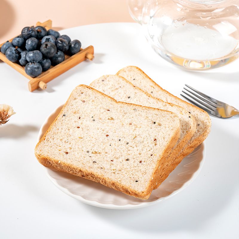 福事多藜麦全麦面包高蛋白吐司无蔗糖低脂早餐代餐饱腹粗粮健身饱