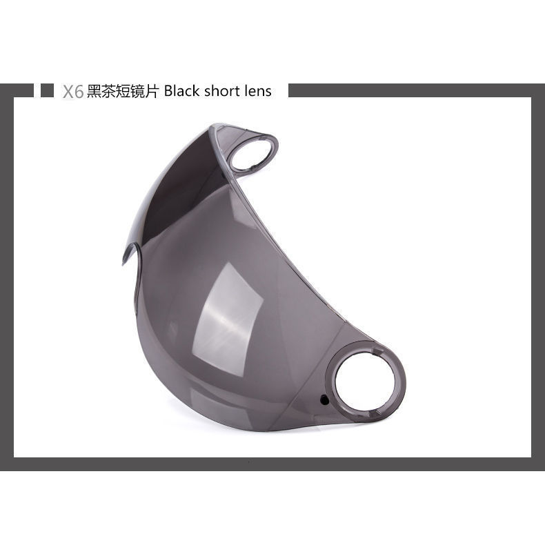 Chengye电动车头盔配件防晒镜片四季通用防紫外线面罩半盔防风镜
