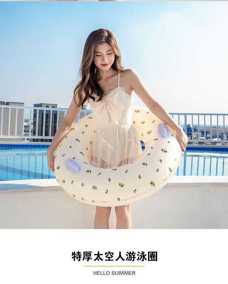 游泳圈儿童成人男女水上玩具漂浮成人网红亲子中大童大人加厚加大