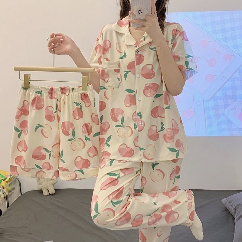 卡芮芊人间水蜜桃睡衣套装 24.9元 - 折送网